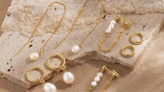 Pendientes de Mujer Elegantes: Pendientes de Oro y Plata Modernos