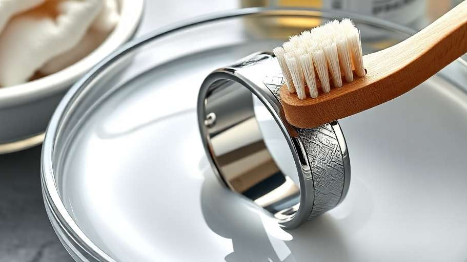 Limpieza anillos de acero inoxidable