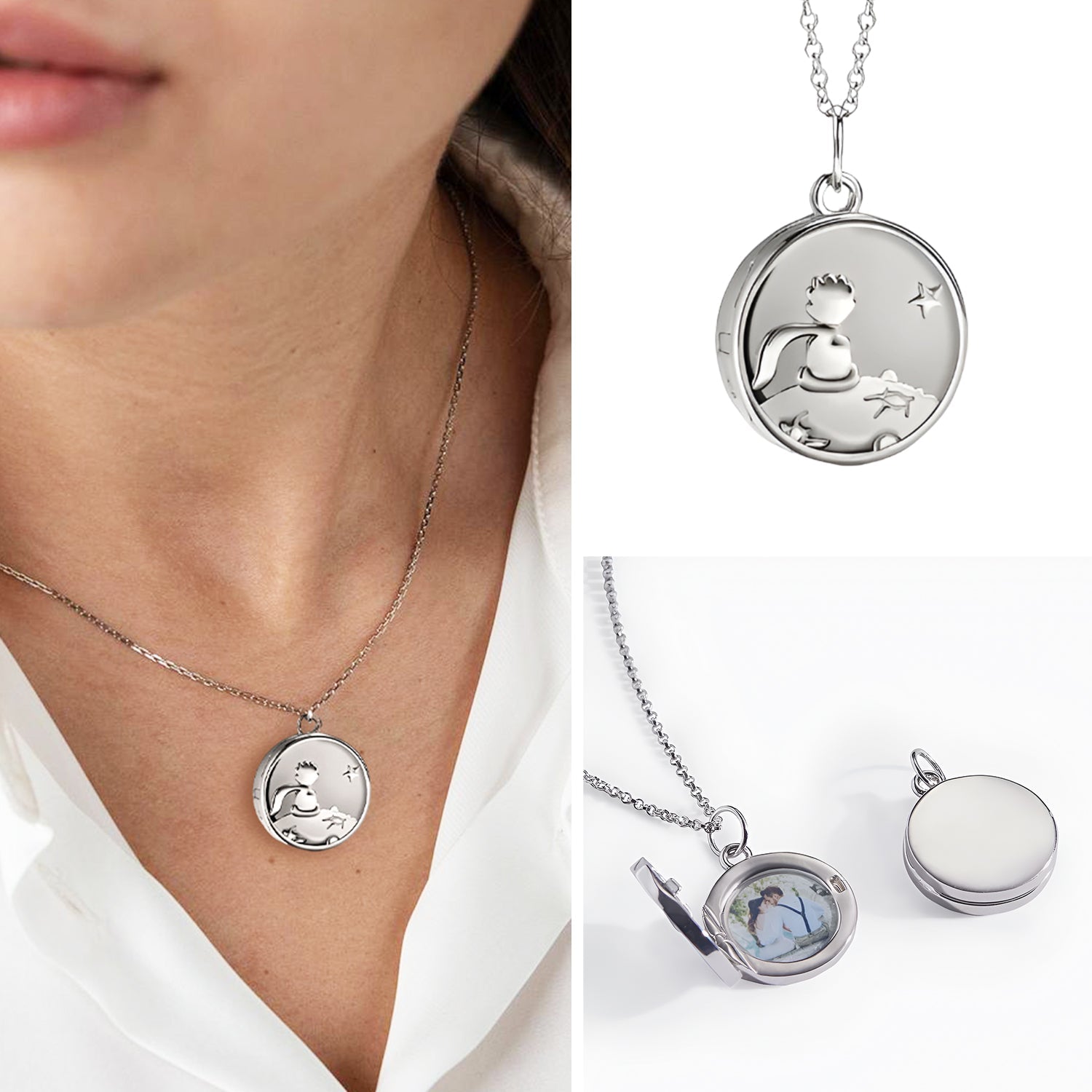 collar con relicario