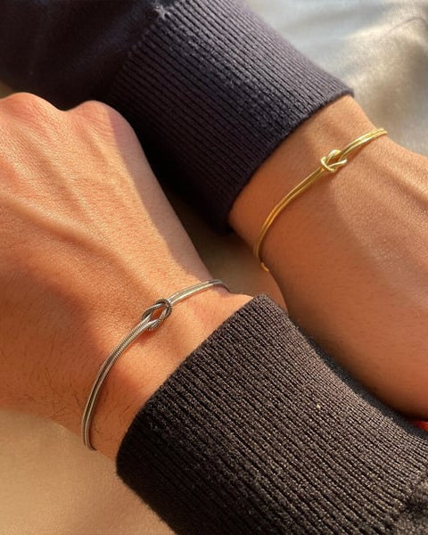 Pulsera nudo infinito parejas