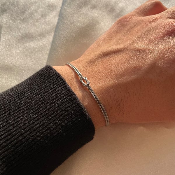 Nudo Infinito - Pulseras para Hombre