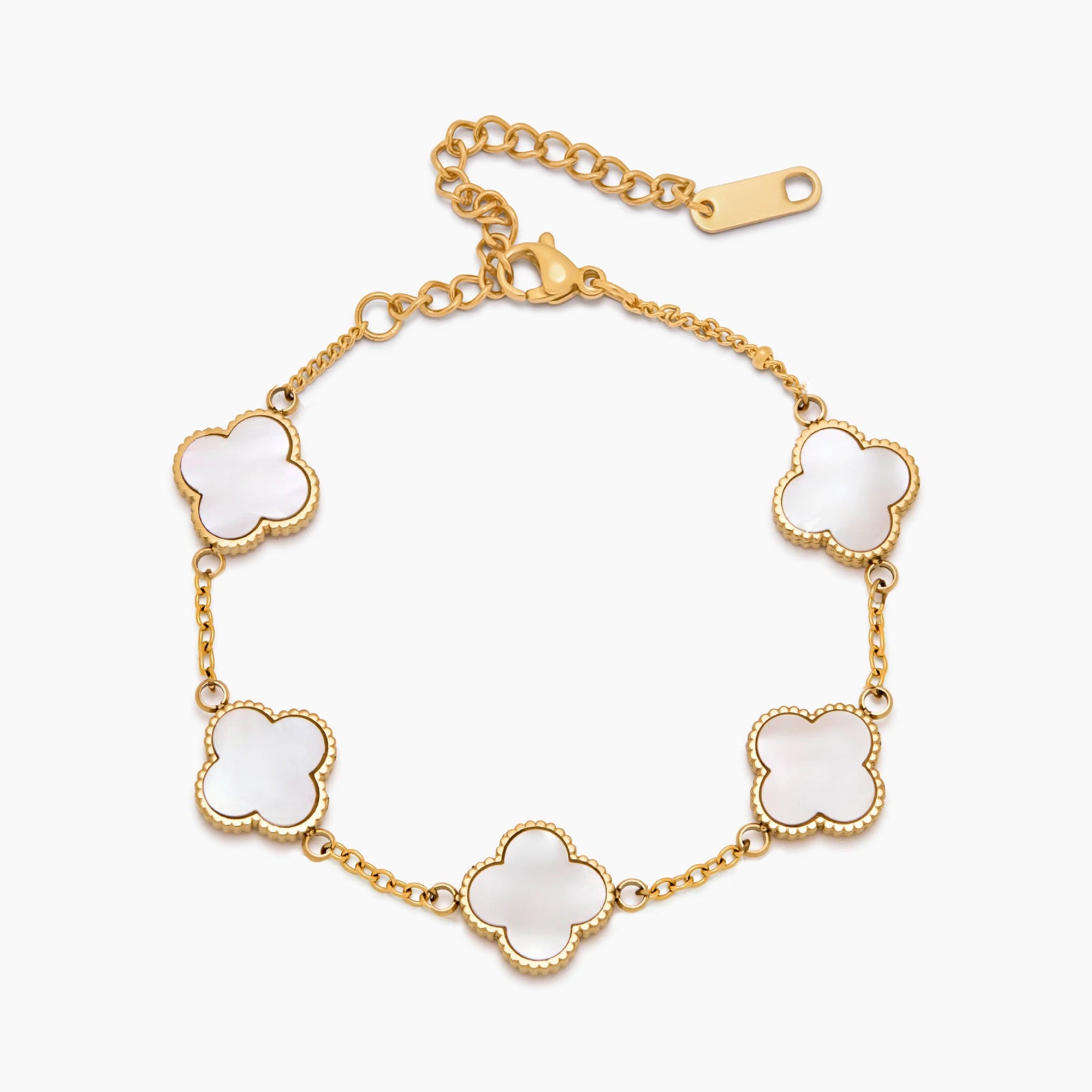 Pulsera trebol de la suerte