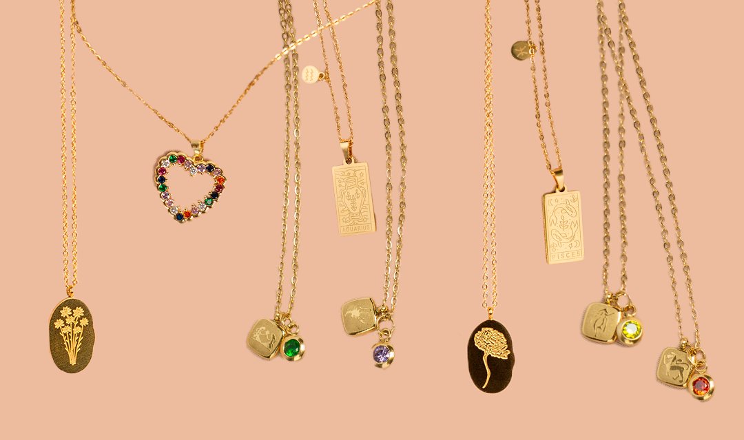 Collares acero inoxidable mujer