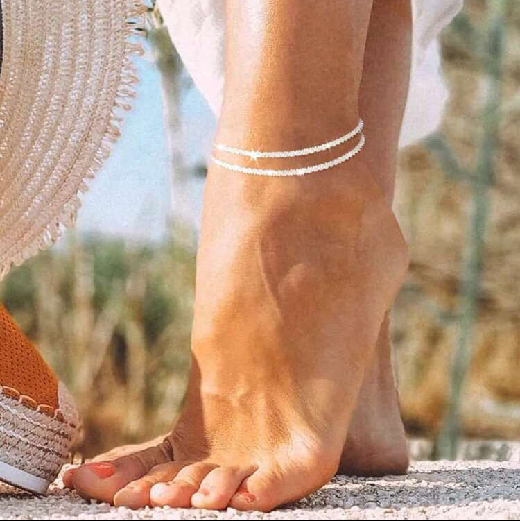 Pulsera tobillo mujer