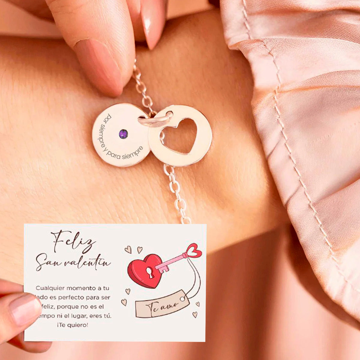 Pulsera Por Siempre y para siempre + Frasco de los sueños