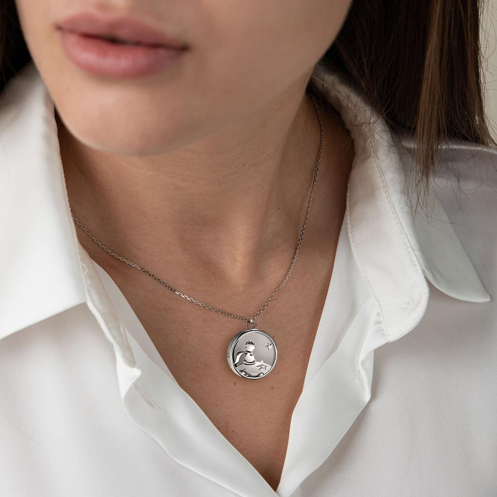 Collar relicario del Principito + Frasco de los sueños