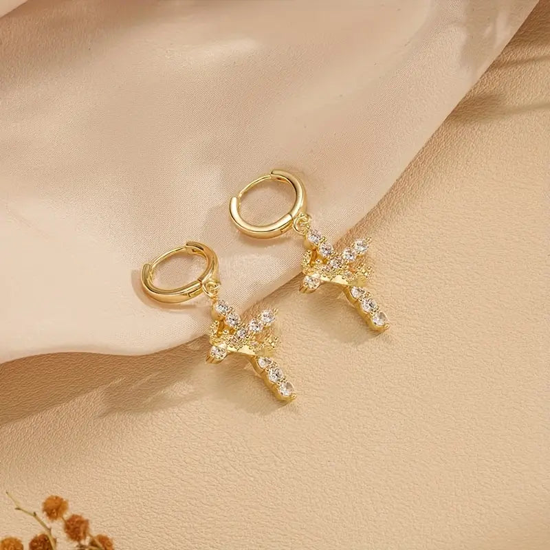Pendientes de oro y diamante