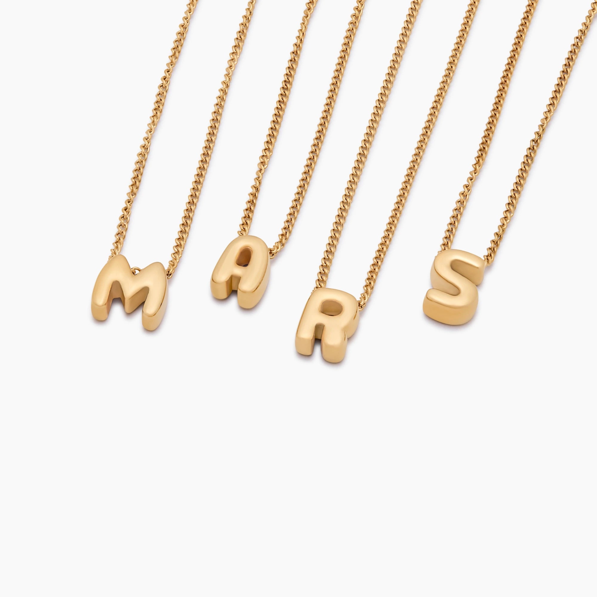 Regalo collar mujer con iniciales