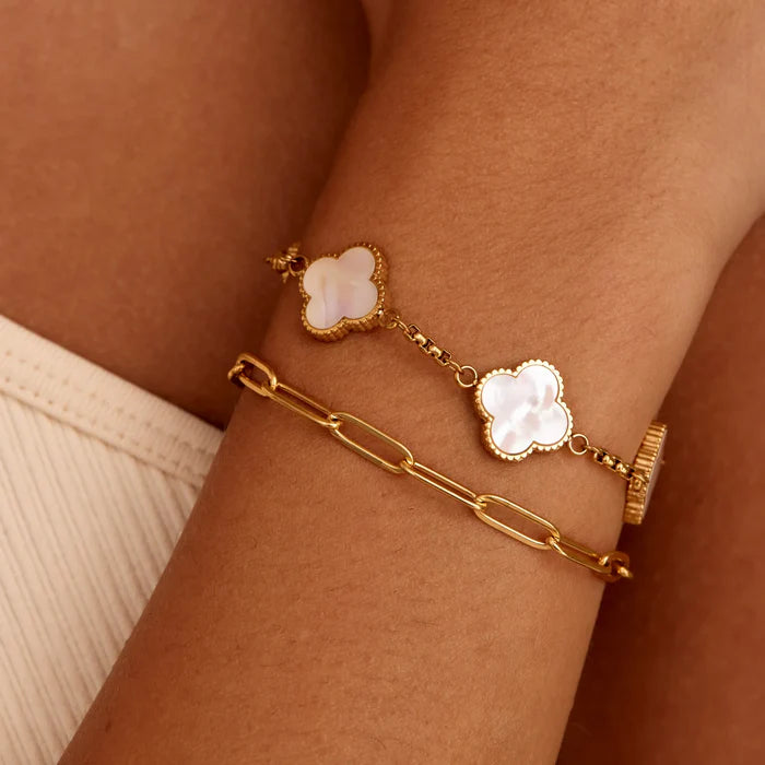 Pulsera Trebol de la buena suerte