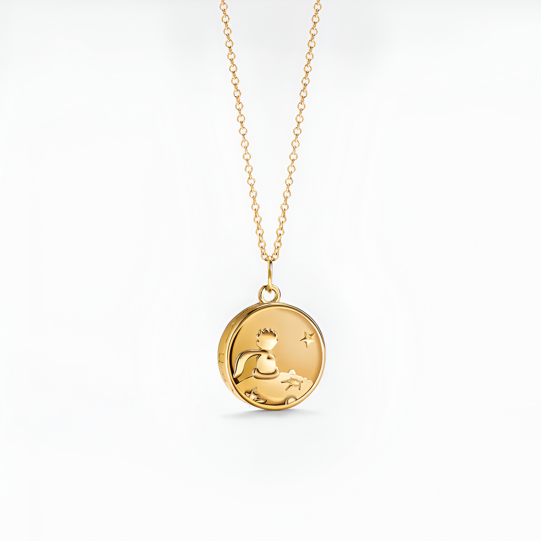Collar relicario del Principito + Frasco de los sueños