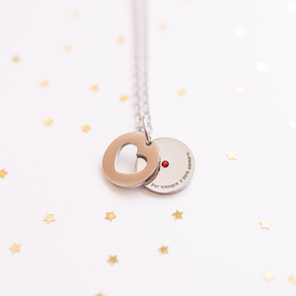 Collar Por Siempre y Para Siempre + Frasco de los sueños