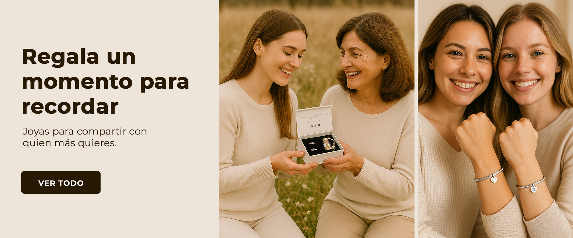 Anillos Pulseras y Colgantes siempre juntas